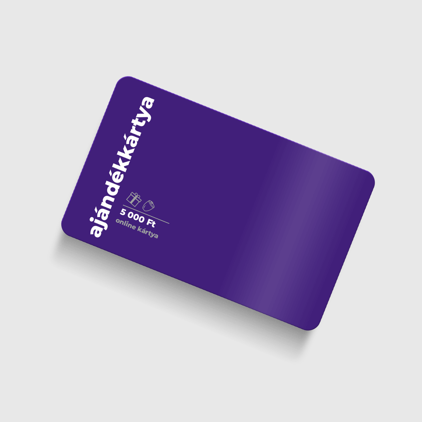 aktivovaná darčeková karta