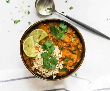 #BRK barát melengető lencse curry recept - activefibershake