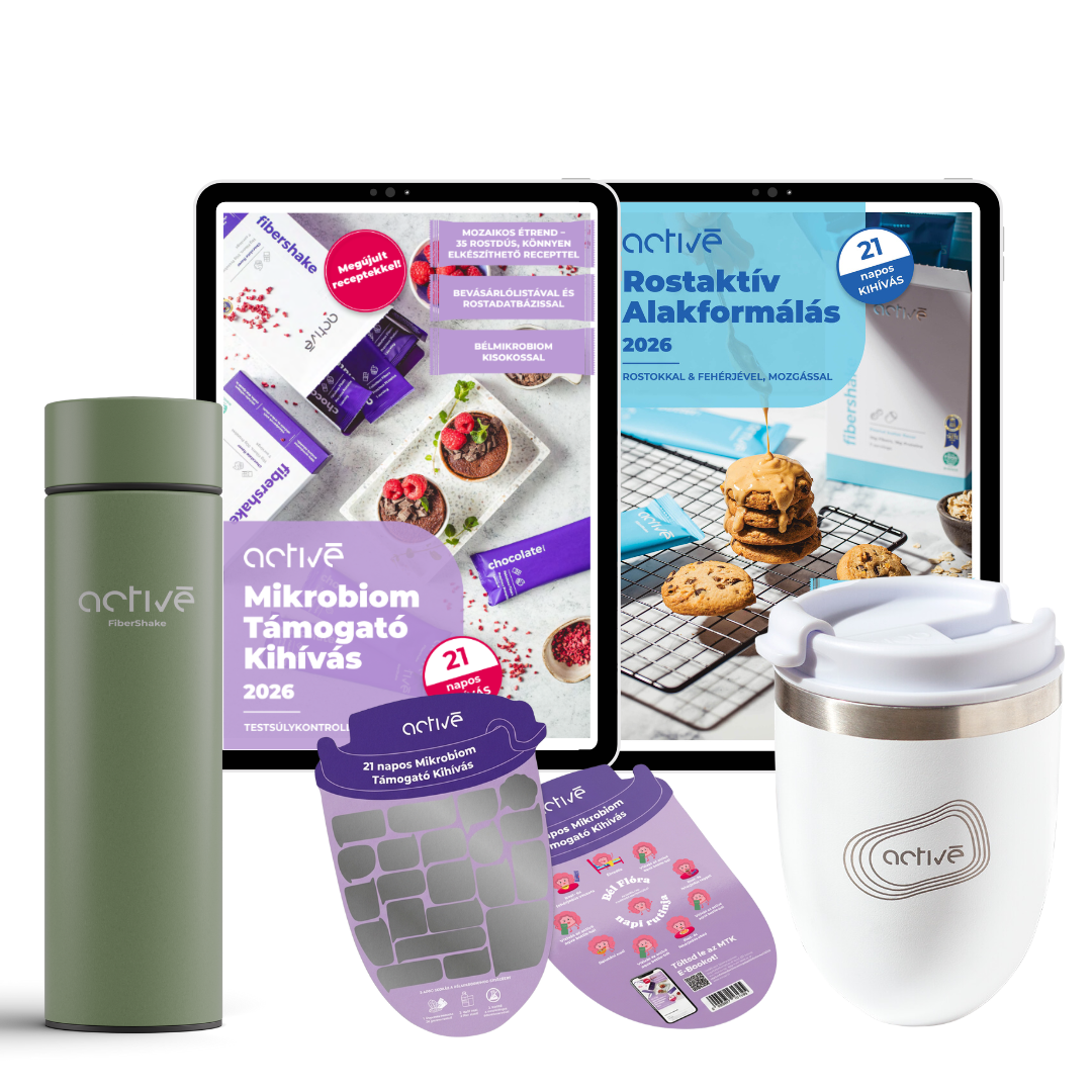 21 napos PRO: activé FiberShaker + 2 e-book + kaparós motivációs naptár + palack