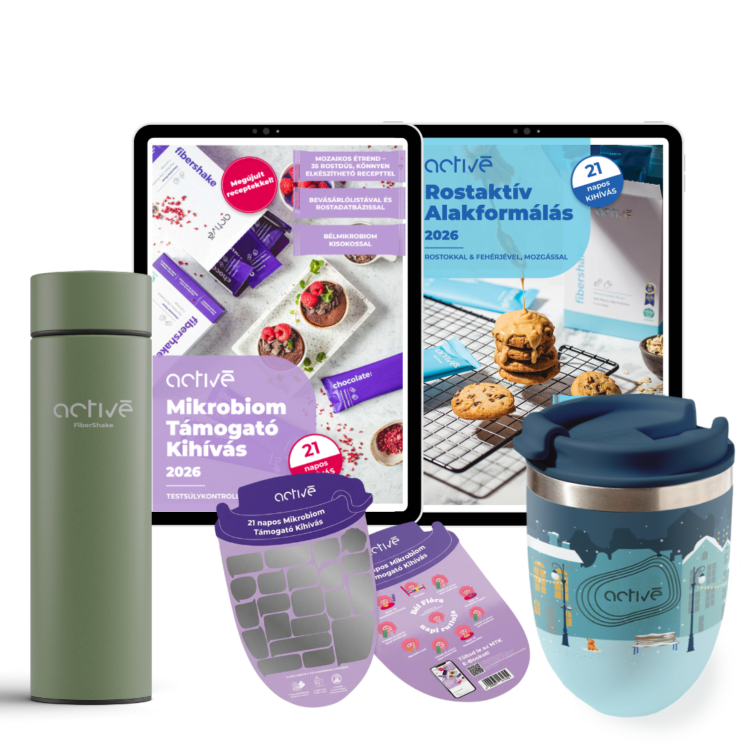 21 napos PRO: activé FiberShaker + 2 e-book + kaparós motivációs naptár + palack