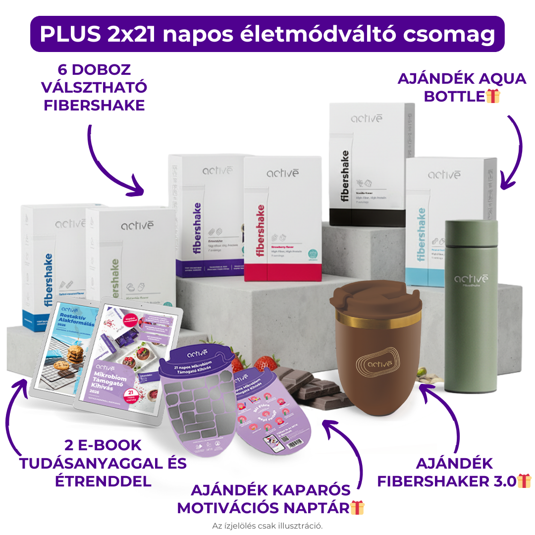 2x21 napos életmódváltó csomag PLUS + ajándék Shaker, kulacs