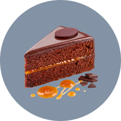 winter sacher cake